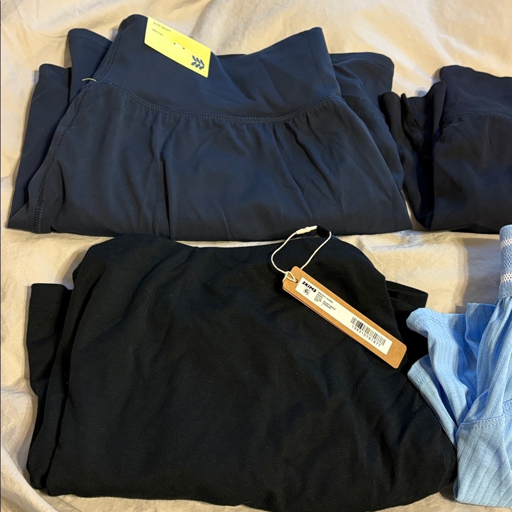 Blue and Black Athletic skorts- Never worn - Picture 6 of 7